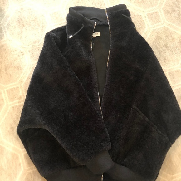 fluffy jacket zara